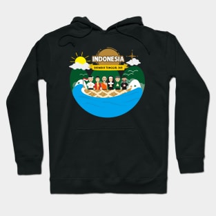 Bhineka Tunggal Ika of Indonesia T-Shirt Design Hoodie